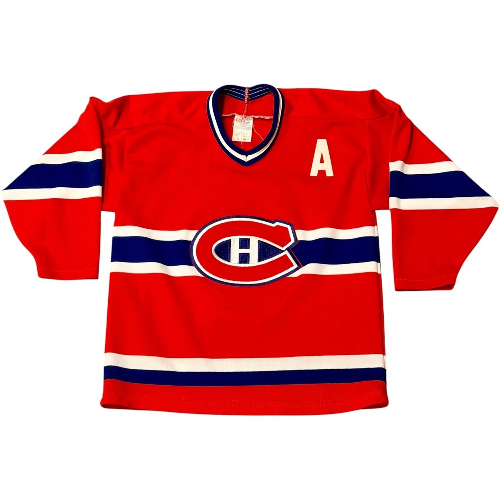 CCM Montreal Canadiens Jersey‎ Youth L/XL Picinic 22 Alternate Captain Vintage
